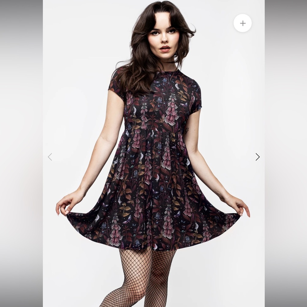 Disturbia foxglove skater dress